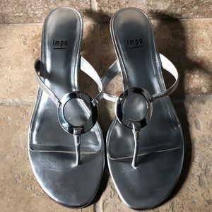 Silver Impo Heeled Sandal